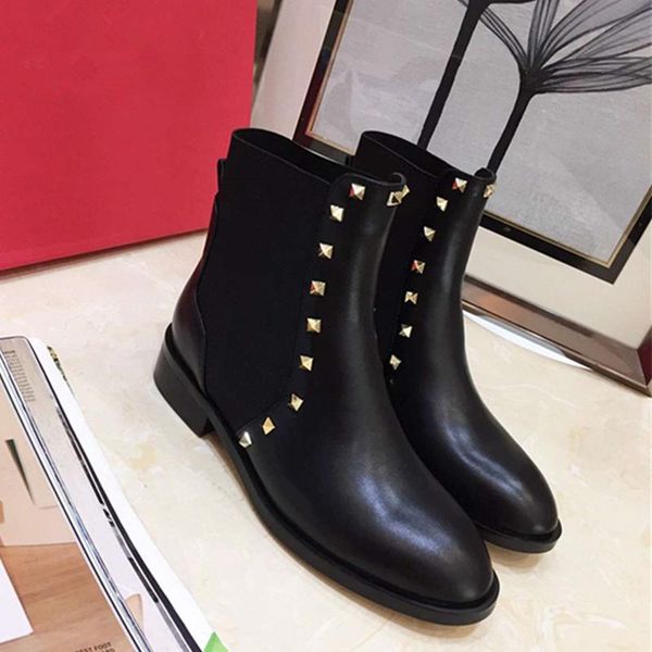 boots rock studed women ankle female shoes autumn british genuine leather thick with short motorcycle 40, Black
boots rock studed women ankle female shoes autumn british genuine leather thick with short motorcycle 40, Black