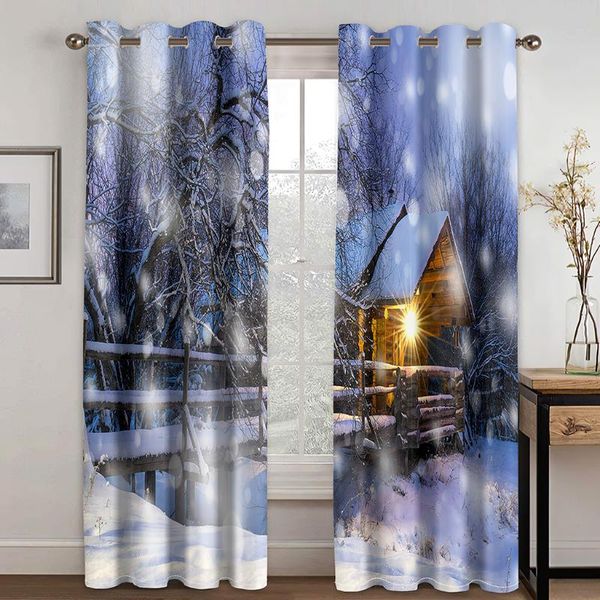 curtain & drapes 3d christmas snowflake house pattern with hook curtains, suitable for family curtains in the living room and children'
curtain & drapes 3d christmas snowflake house pattern with hook curtains, suitable for family curtains in the living room and children'