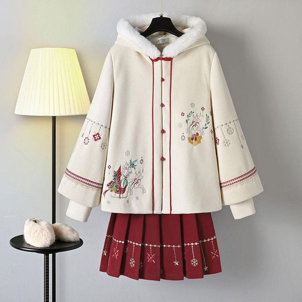 ethnic clothing 2022 plus size embroidery hooded jacket elegant sweet women's winter oversized hanfu coat ladies velvet, Red
ethnic clothing 2022 plus size embroidery hooded jacket elegant sweet women's winter oversized hanfu coat ladies velvet, Red