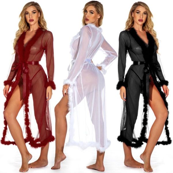 women's sleepwear women lingerie underwear erotic dress see-through lace pajamas nightdress costumes large size night dr, Black;red
women's sleepwear women lingerie underwear erotic dress see-through lace pajamas nightdress costumes large size night dr, Black;red