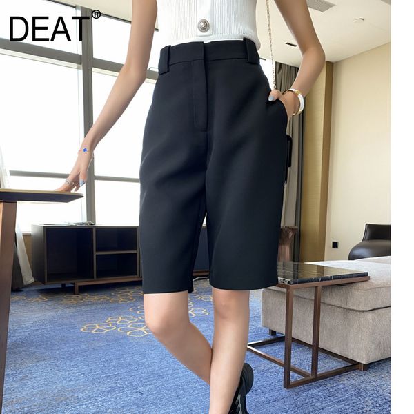 {deat} women black pockets zipper tooling office lady shorts new high waist loose fit trousers fashion tide summer 7e0336 210428, White;black
{deat} women black pockets zipper tooling office lady shorts new high waist loose fit trousers fashion tide summer 7e0336 210428, White;black