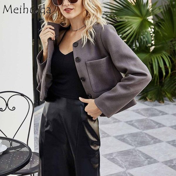 women's jackets women short coat button blazer autumn winter long sleeve crew neck solid color jacket clothes outerwear for female 202, Black;brown
women's jackets women short coat button blazer autumn winter long sleeve crew neck solid color jacket clothes outerwear for female 202, Black;brown