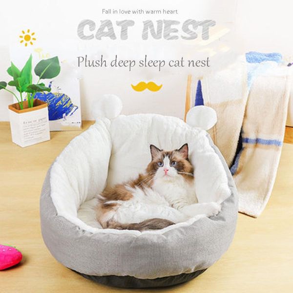 cat beds & furniture round plush bed house mat winter warm sleeping litter soft long pet seat optional in a variety of colors
cat beds & furniture round plush bed house mat winter warm sleeping litter soft long pet seat optional in a variety of colors