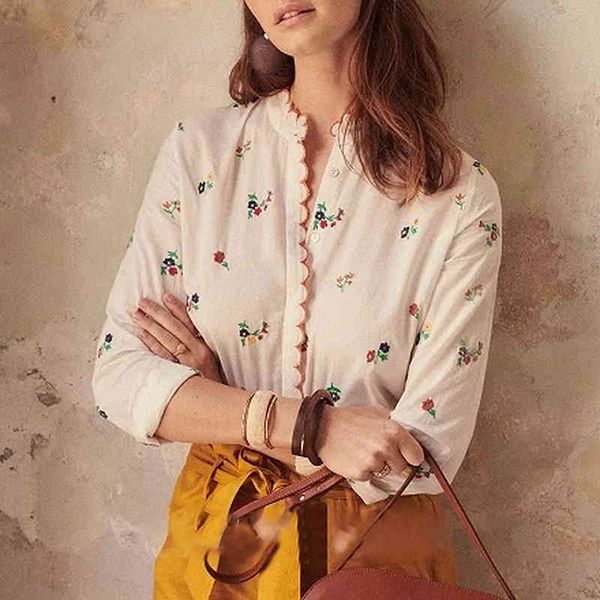 blouses embroidery print shirt woman ruffle waves buttons up elegant white blouse generous camisas mujer chemisier femme
blouses embroidery print shirt woman ruffle waves buttons up elegant white blouse generous camisas mujer chemisier femme