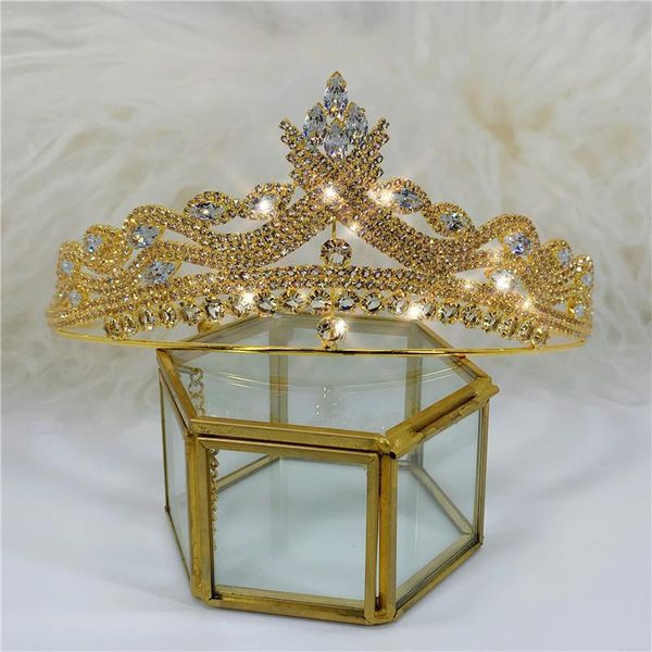 hair clips & barrettes noble queen style crowns zirconia tiaras ladies crystal 2021 princess diadem for pageant party bride wedding gift acc, Golden;silver
hair clips & barrettes noble queen style crowns zirconia tiaras ladies crystal 2021 princess diadem for pageant party bride wedding gift acc, Golden;silver