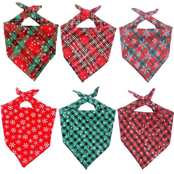 50pc/lot snowflake dog accessories christmas plaid pet bandana scarf bibs for large dogs supplies apparel
50pc/lot snowflake dog accessories christmas plaid pet bandana scarf bibs for large dogs supplies apparel