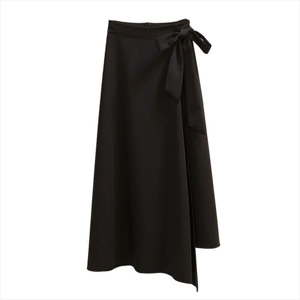 over the knee mid women skirts length korean style high waist irregular strap one step elegant hip, Black
over the knee mid women skirts length korean style high waist irregular strap one step elegant hip, Black