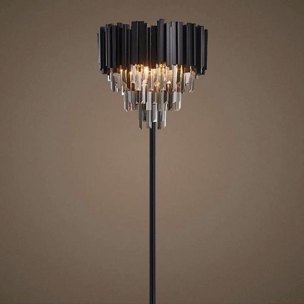 black wedding floor light el lobby large crystal lamp study standing for dining room smoke lamps
black wedding floor light el lobby large crystal lamp study standing for dining room smoke lamps