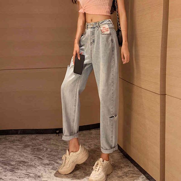 women's shorts fashion spring design pants and autumn loosened dad jeans small broken holes women's in izml, White;black
women's shorts fashion spring design pants and autumn loosened dad jeans small broken holes women's in izml, White;black
