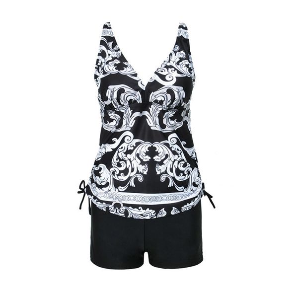 fashion simple bikini split digital printing black bottom white flower swimsuit floral conservative women, White;black
fashion simple bikini split digital printing black bottom white flower swimsuit floral conservative women, White;black