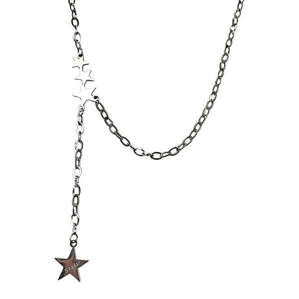 pendant necklaces potcet women's titanium steel star stainless necklace geometric fashion hip hop personality party jewelry, Silver
pendant necklaces potcet women's titanium steel star stainless necklace geometric fashion hip hop personality party jewelry, Silver