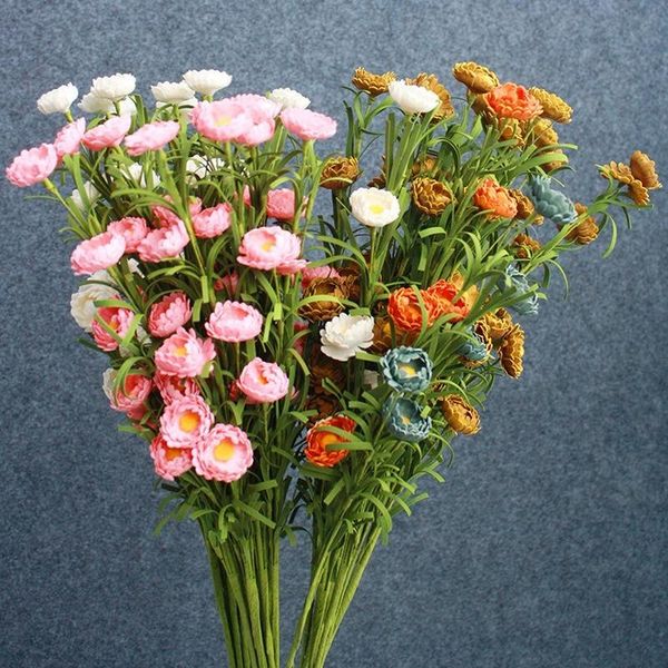 decorative flowers & wreaths 10pcs pe foam artificial flower 5 head small daisy pastoral home decoration fake wedding bouquet road leads dec
decorative flowers & wreaths 10pcs pe foam artificial flower 5 head small daisy pastoral home decoration fake wedding bouquet road leads dec