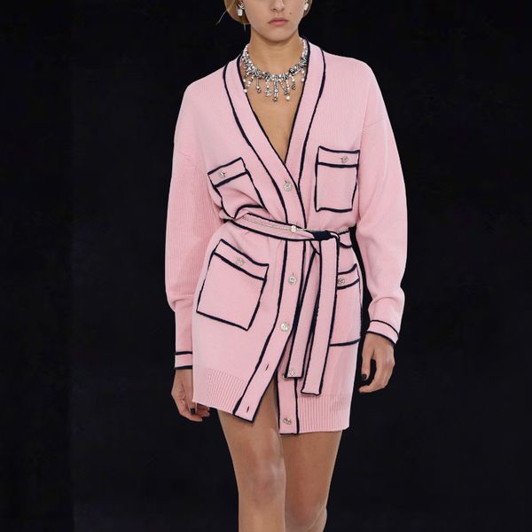 women's jackets long pink knitted shirt with long sleeve button casual outwear mesh size elegant woman's pocket cloth 7glx, Black;brown
women's jackets long pink knitted shirt with long sleeve button casual outwear mesh size elegant woman's pocket cloth 7glx, Black;brown