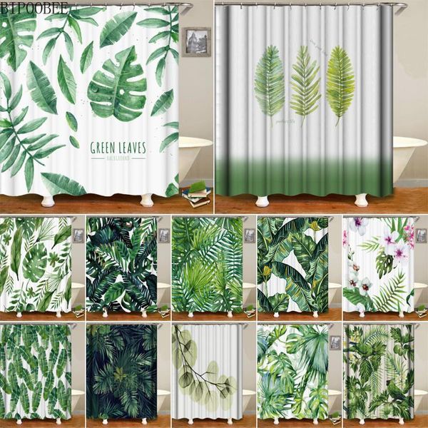 tropical plants shower curtain natural bathroom curtains green leaves polyester fabric bathtub screen with hooks home decor
tropical plants shower curtain natural bathroom curtains green leaves polyester fabric bathtub screen with hooks home decor