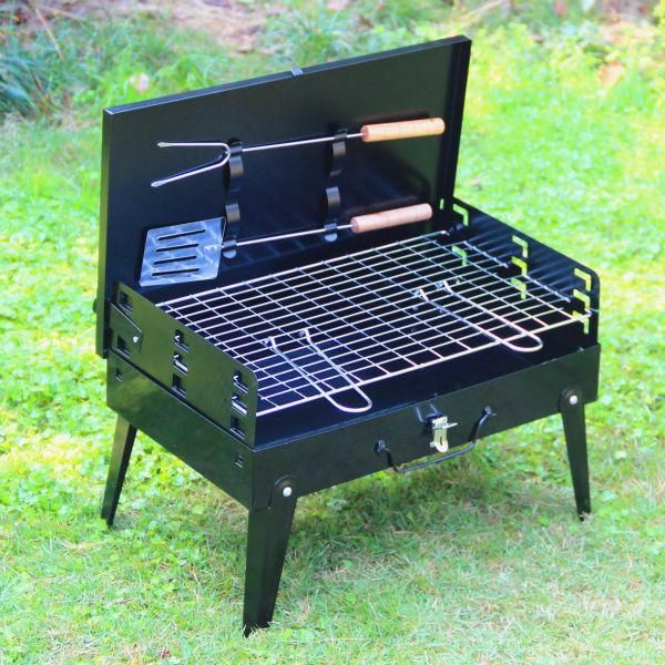 grills 1 pcs hza-14 outdoor grill, grill suitcase, portable barbecue pits