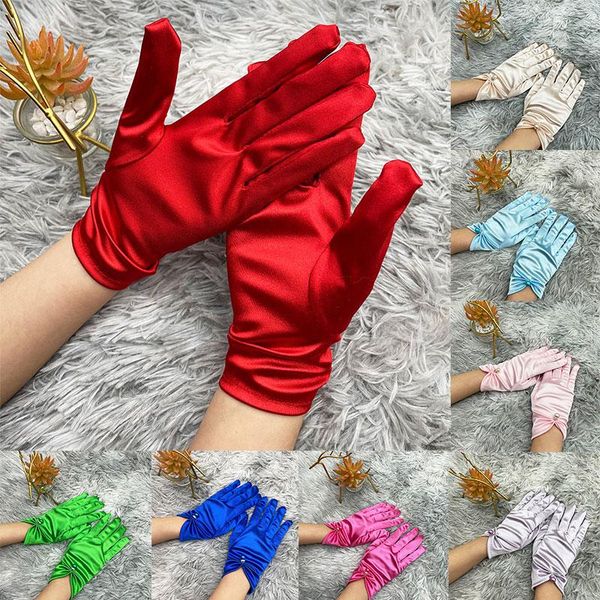 five fingers gloves lovely elastic girl etiquette performance satin pearl flower lace bow short children princess dance glove, Blue;gray
five fingers gloves lovely elastic girl etiquette performance satin pearl flower lace bow short children princess dance glove, Blue;gray