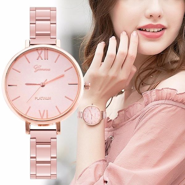 wristwatches stainless steel watch rose gold everyday bracelet fashion luxury women dress relogio feminino gift, Slivery;brown
wristwatches stainless steel watch rose gold everyday bracelet fashion luxury women dress relogio feminino gift, Slivery;brown