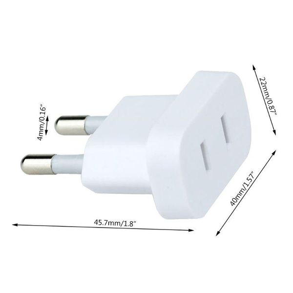 smart power plugs 4mm us jack to eu plug outlet travel charger socket adapter usa europe european regulation charging converter
smart power plugs 4mm us jack to eu plug outlet travel charger socket adapter usa europe european regulation charging converter