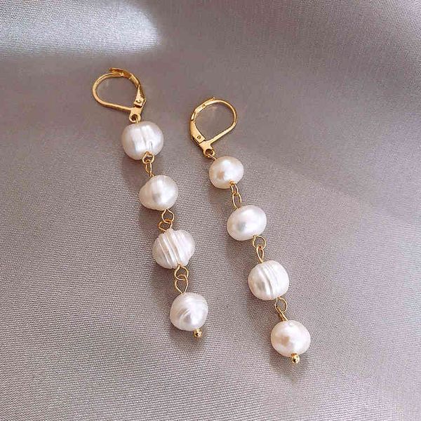 korean freshwater pearl earrings s925 silver needle baroque temperament french elegant long
korean freshwater pearl earrings s925 silver needle baroque temperament french elegant long