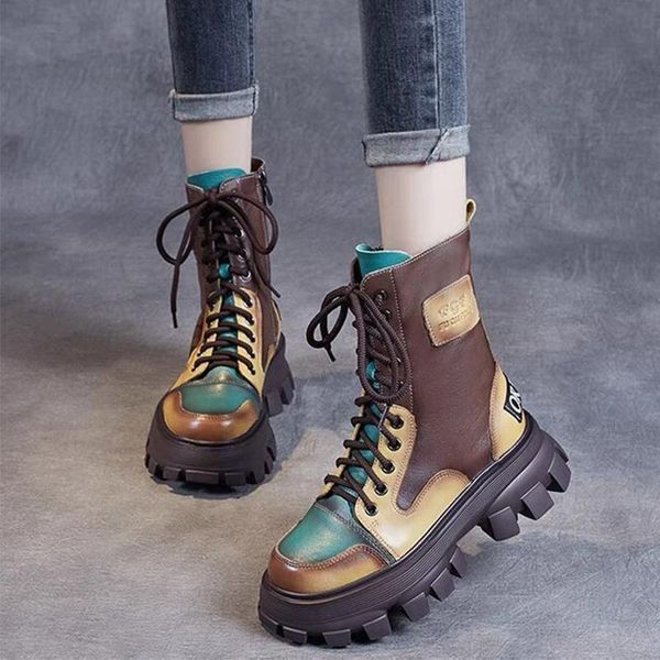 boots 2021 fashion contrast color luxury platform ankle women autumn designer punk gothic shoes female short combat, Black
boots 2021 fashion contrast color luxury platform ankle women autumn designer punk gothic shoes female short combat, Black