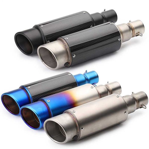 motorcycle exhaust system 51mm universal modified pipe muffler carbon fiber sticker for fz6 cbr250 cb600 mt07 atv
motorcycle exhaust system 51mm universal modified pipe muffler carbon fiber sticker for fz6 cbr250 cb600 mt07 atv