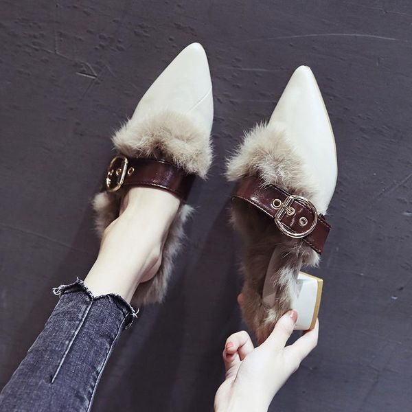 slippers hairy women wear 2021 wild lazy baotou muller, Black
slippers hairy women wear 2021 wild lazy baotou muller, Black