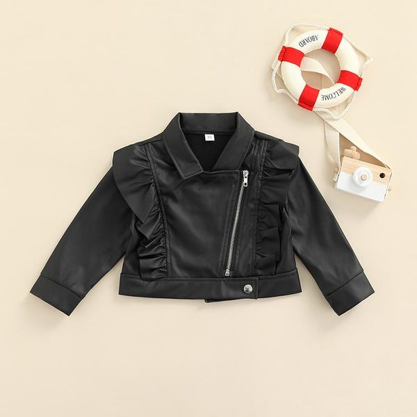 jackets 2-7y kids fashion pu leather jacket baby girls spring fall clothing long sleeve lapel zipper coats children outerwear windproof, Blue;gray
jackets 2-7y kids fashion pu leather jacket baby girls spring fall clothing long sleeve lapel zipper coats children outerwear windproof, Blue;gray