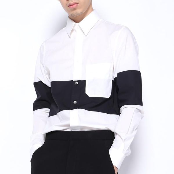 s-5xl 2021 men's clothing gd hair stylist fashion leisure personality hit color shirt male plus size singer costumes casual shirts, White;black
s-5xl 2021 men's clothing gd hair stylist fashion leisure personality hit color shirt male plus size singer costumes casual shirts, White;black