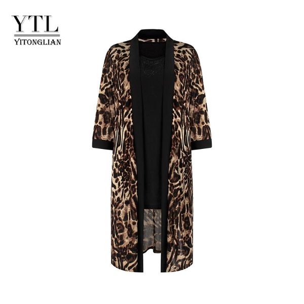 women's blouses & shirts yitonglian summer long leopard mesh beach cover-up chiffon plus size cardigans with vest blouse shirt casual t, White
women's blouses & shirts yitonglian summer long leopard mesh beach cover-up chiffon plus size cardigans with vest blouse shirt casual t, White