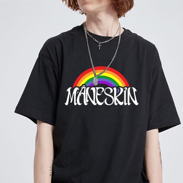 men's t-shirts maneskin oversized t shirt summer fashion mens casual black cotton male harajuku cool tee vintage tshirts, White;black
men's t-shirts maneskin oversized t shirt summer fashion mens casual black cotton male harajuku cool tee vintage tshirts, White;black