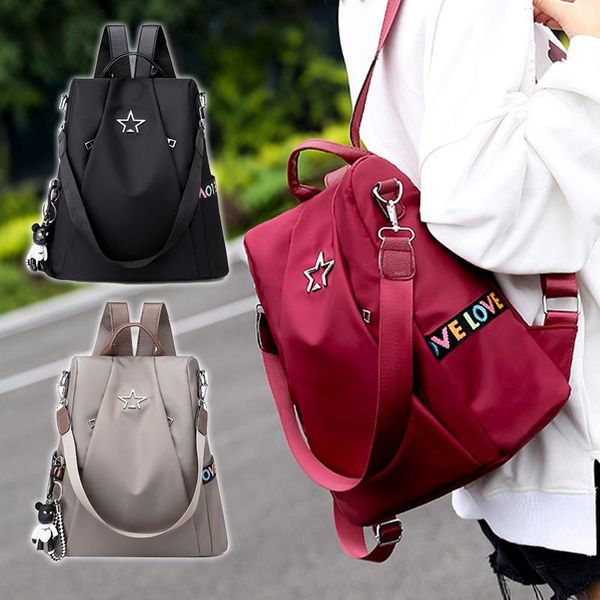 backpack fashion anti theft women waterproof oxford school bag for teenager large capacity travel 2021
backpack fashion anti theft women waterproof oxford school bag for teenager large capacity travel 2021