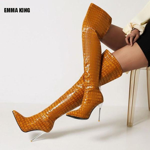 boots women patent leather over the knee pointed toe thin heel shoes black brown wine red winter for 2021
boots women patent leather over the knee pointed toe thin heel shoes black brown wine red winter for 2021