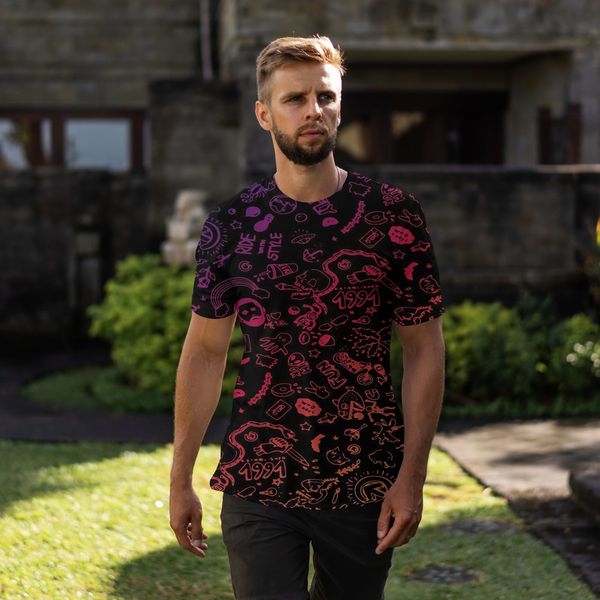 red print 3d printing t-shirt unique fashion, beautiful, breathable and comfortable daily party travel visual impact gothic style men's, White;black
red print 3d printing t-shirt unique fashion, beautiful, breathable and comfortable daily party travel visual impact gothic style men's, White;black