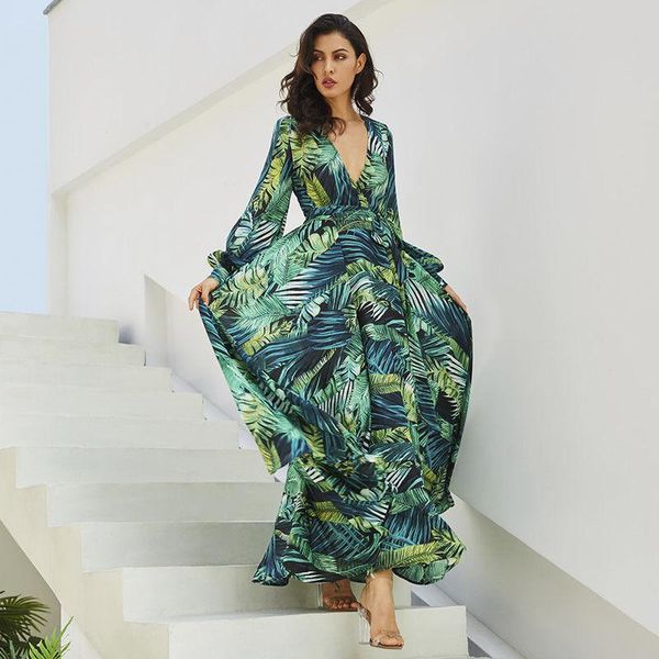 casual dresses women boho long maxi dress evening party banquet beach sundress floral print sleeve v neck vestido, Black;gray
casual dresses women boho long maxi dress evening party banquet beach sundress floral print sleeve v neck vestido, Black;gray