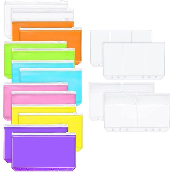 pieces a6 size 6 holes binder pocket waterproof pvc loose leaf bags budget zipper envelope pouch name card sleeves gift wrap
pieces a6 size 6 holes binder pocket waterproof pvc loose leaf bags budget zipper envelope pouch name card sleeves gift wrap