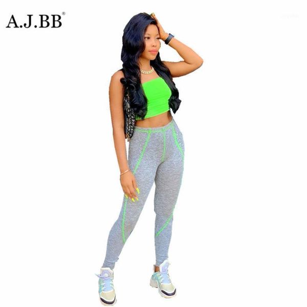 fashion contrast women's sports suit summer slim off shoulder sleeveless bra and trousers two-piece set tracksuits, Gray
fashion contrast women's sports suit summer slim off shoulder sleeveless bra and trousers two-piece set tracksuits, Gray