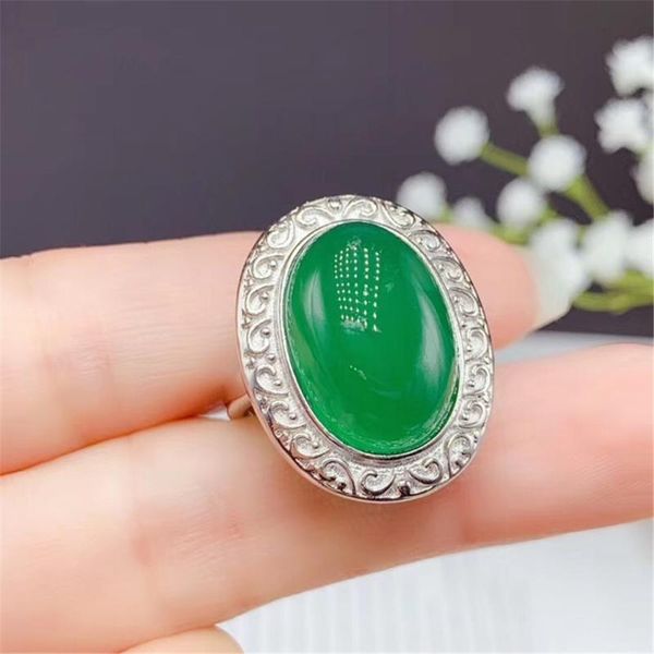 cluster rings 18x13mm natural green chalcedony ring jewelry for woman lady man crystal beads 925 silver oval gemstone adjustable, Golden;silver
cluster rings 18x13mm natural green chalcedony ring jewelry for woman lady man crystal beads 925 silver oval gemstone adjustable, Golden;silver