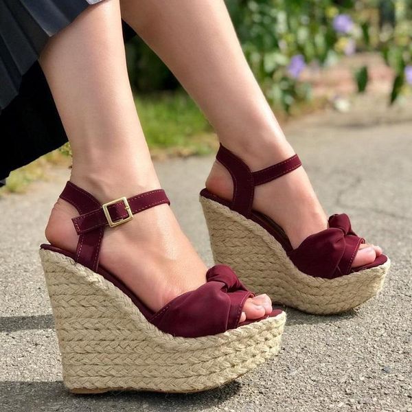 summer wedges women sandals gladiator high heels platform ladies espadrille shoes open toe buckle strap female roman, Black
summer wedges women sandals gladiator high heels platform ladies espadrille shoes open toe buckle strap female roman, Black