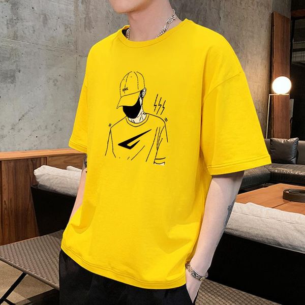 men's t-shirts zogaa 2021 t-shirt round neck short sleeve solid color male avatar printing fashion sportswear harajuku tshirt, White;black
men's t-shirts zogaa 2021 t-shirt round neck short sleeve solid color male avatar printing fashion sportswear harajuku tshirt, White;black
