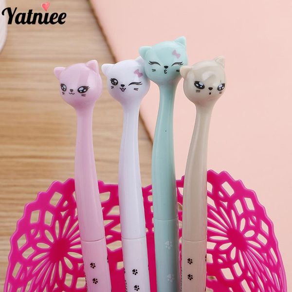 gel pens yatniee 4pcs/set kawaii cat pen stationary school office supplies gifts cartoon black ink writing tool
gel pens yatniee 4pcs/set kawaii cat pen stationary school office supplies gifts cartoon black ink writing tool