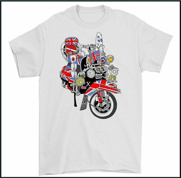Scooter t-shirt, mod union jack the jam paul weller quadrophenia trojan records, White;black
Scooter t-shirt, mod union jack the jam paul weller quadrophenia trojan records, White;black