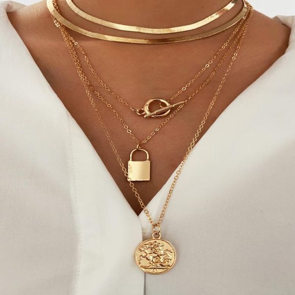 chains trend irregular metal piece chain multilayer necklace creative alloy gold collar travel souvenir jewelry, Silver
chains trend irregular metal piece chain multilayer necklace creative alloy gold collar travel souvenir jewelry, Silver