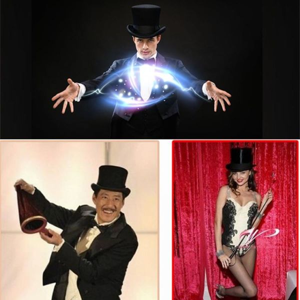 party hats the magician performed high hat halloween cap flat black jazz stage performances of men and women
party hats the magician performed high hat halloween cap flat black jazz stage performances of men and women