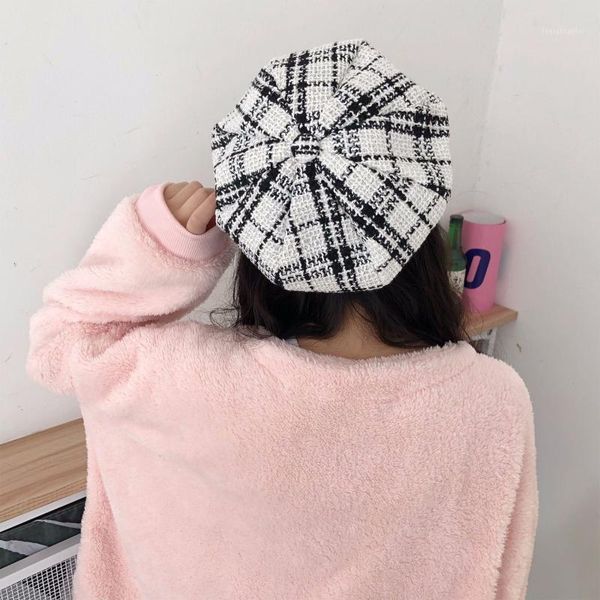 wear send hat women's autumn and winter style simple versatile octagon beret korean-style outdoor japanese-style artistic pa berets, Blue;gray
wear send hat women's autumn and winter style simple versatile octagon beret korean-style outdoor japanese-style artistic pa berets, Blue;gray