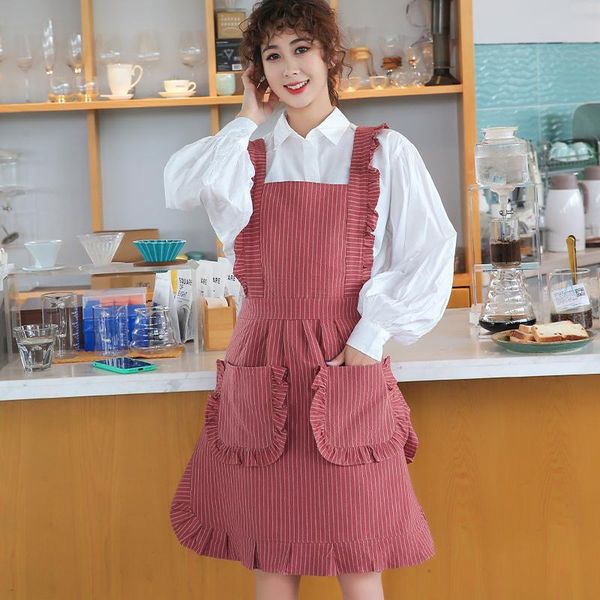 korean version of pure cotton princess apron female fashion household kitchen waterproof and oil-proof ruffled japanese aprons
korean version of pure cotton princess apron female fashion household kitchen waterproof and oil-proof ruffled japanese aprons