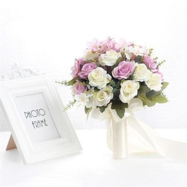 wedding flowers bouquet with silk satin ribbon pink white champagne bridesmaid bridal party holding flowersartificial natural rose
wedding flowers bouquet with silk satin ribbon pink white champagne bridesmaid bridal party holding flowersartificial natural rose
