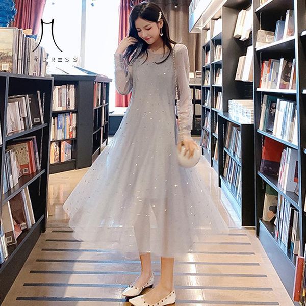 casual dresses heydress 2021 autumn female stars sequins mesh maxi beach dress women long sleeve ladies high waist vestidos, Black;gray
casual dresses heydress 2021 autumn female stars sequins mesh maxi beach dress women long sleeve ladies high waist vestidos, Black;gray