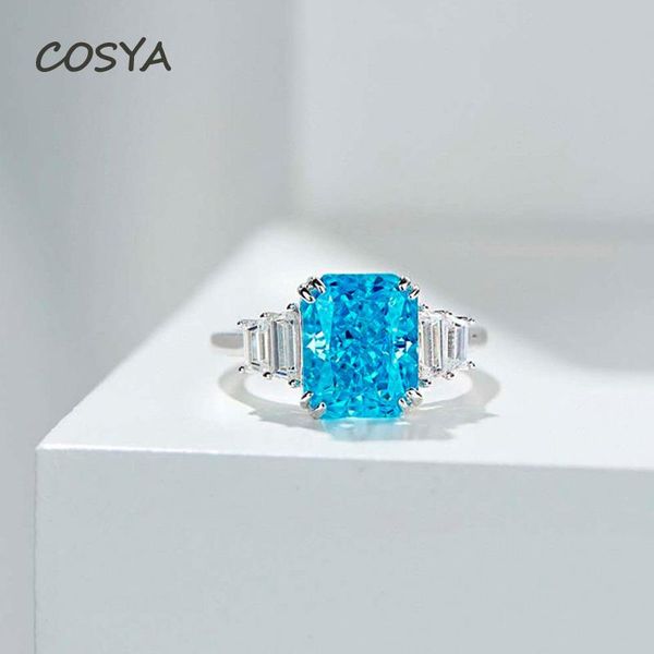 women luxury aquamarine rectangle 100% 925 sterling silver 4 high carbon diamond engagement rings fine jewelry gift cluster, Golden;silver
women luxury aquamarine rectangle 100% 925 sterling silver 4 high carbon diamond engagement rings fine jewelry gift cluster, Golden;silver