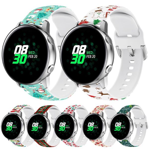watch bands 22 20mm christmas silicone bracelet band for galaxy 4 42/46mm watchband samsung 3 41/45mm active 2 wrist strap, Black;brown
watch bands 22 20mm christmas silicone bracelet band for galaxy 4 42/46mm watchband samsung 3 41/45mm active 2 wrist strap, Black;brown