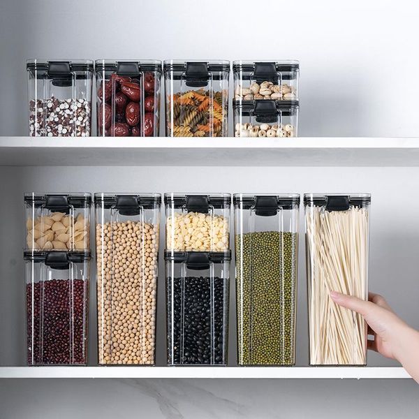 kitchen storage tanks grain box household transparent sealed jars bottles & 
kitchen storage tanks grain box household transparent sealed jars bottles &